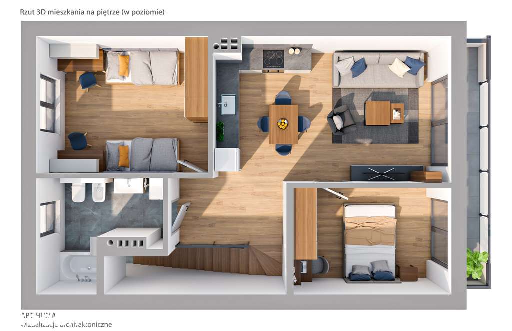 Częstochowa, ul. Zakopiańska | Apartament - Pełny obrazek: 4/12