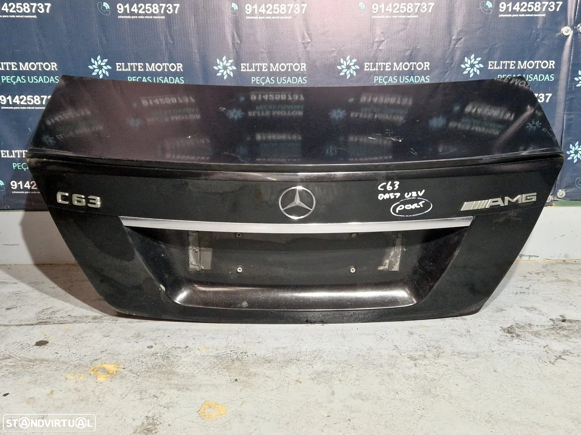 Tampa de mala usada MERCEDES CLASS C W204 SEDAN CARRO ENVIO GRATUITO - 3