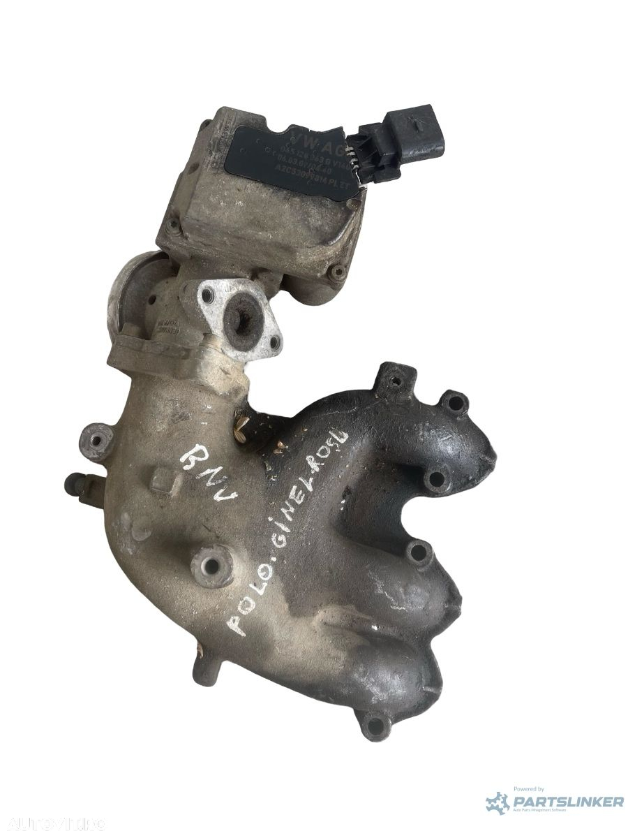 Galerie de admisie + clapeta acceleratie VOLKSWAGEN POLO 9N_ 2001 - 2012 1.4 TDI BNV 045128063G - 2