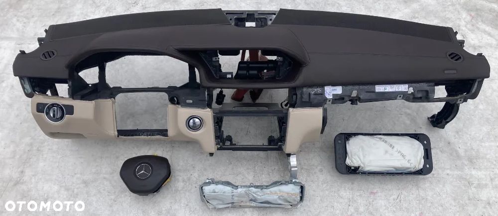 MERCEDES E W212 W207 DESKA SKÓRA  KONSOLA KOKPIT PULPIT PÓŁKA PARAPET AIRBAG PODUSZKI PODUSZKA POWIETRZNA KIEROWCY PASAŻERA KOLANOWA KOLAN KOLANO PASY PAS naprawa regeneracja Raz2 !!! - 3