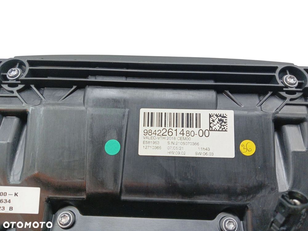 WYŚWIETLACZ HEAD UP CITROEN C4 III (2020-2024) 1.2 THP 130KM 9842261480 - 5