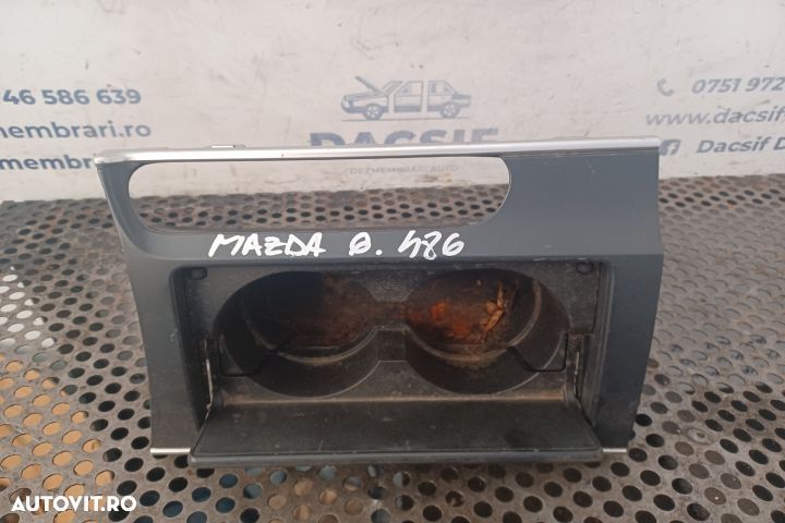 Suport pahare fata Mazda 6 GG (facelift)  [din 2005 pana  2007] seria wagon 2.0 MZR-CD MT (121 hp) - 1