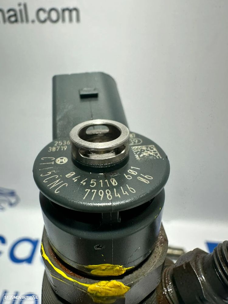 .Conjunto de 4 injetores Bosch BMW 2.0D 16v N47D20 N47 N47N 116D 118D 316D 318D 118cv 143cv 2006 - 2016 - 9