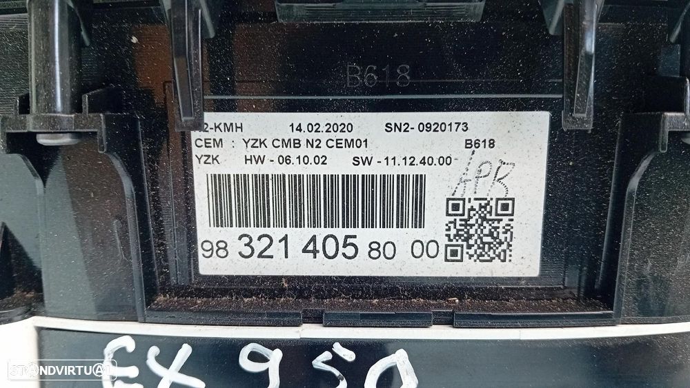 Quadrante / painel de instrumentos CITROËN C3 III (SX) - 6