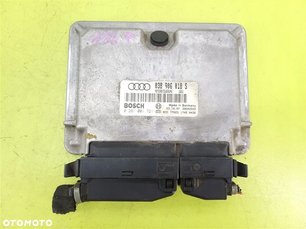 Komputer sterownik silnika Audi A4 B5 1995-2001 1,9 TDI 038906018S ORYGINAŁ - 1