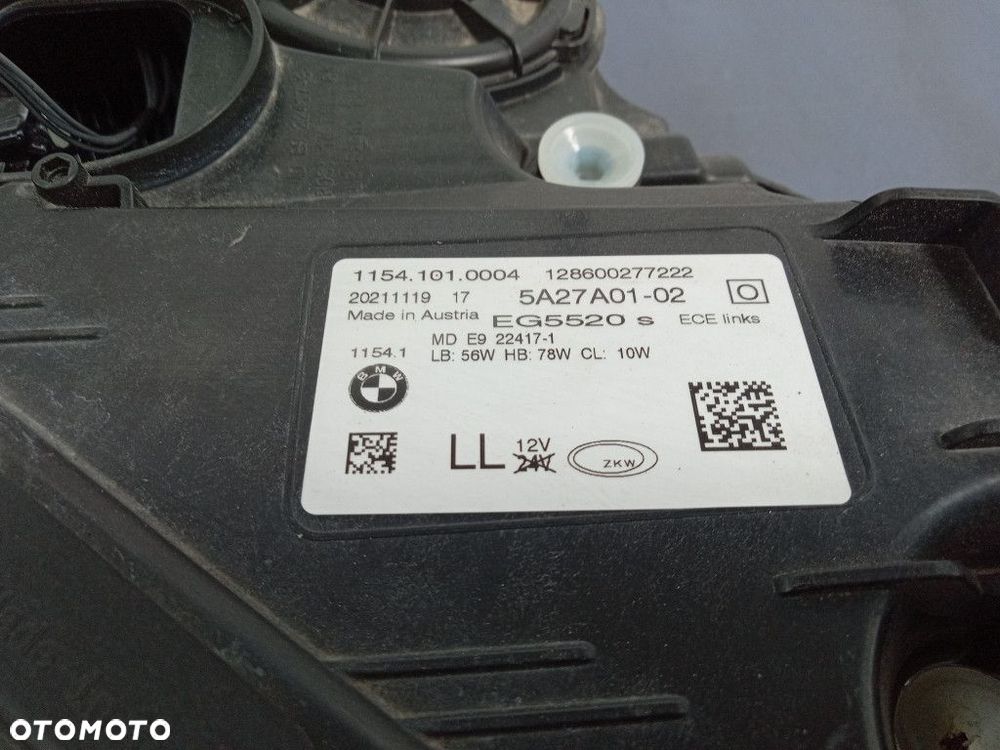 BMW 7 G11 G12 LCI REFLEKTOR LEWY LED EU 5A27A01 - 7