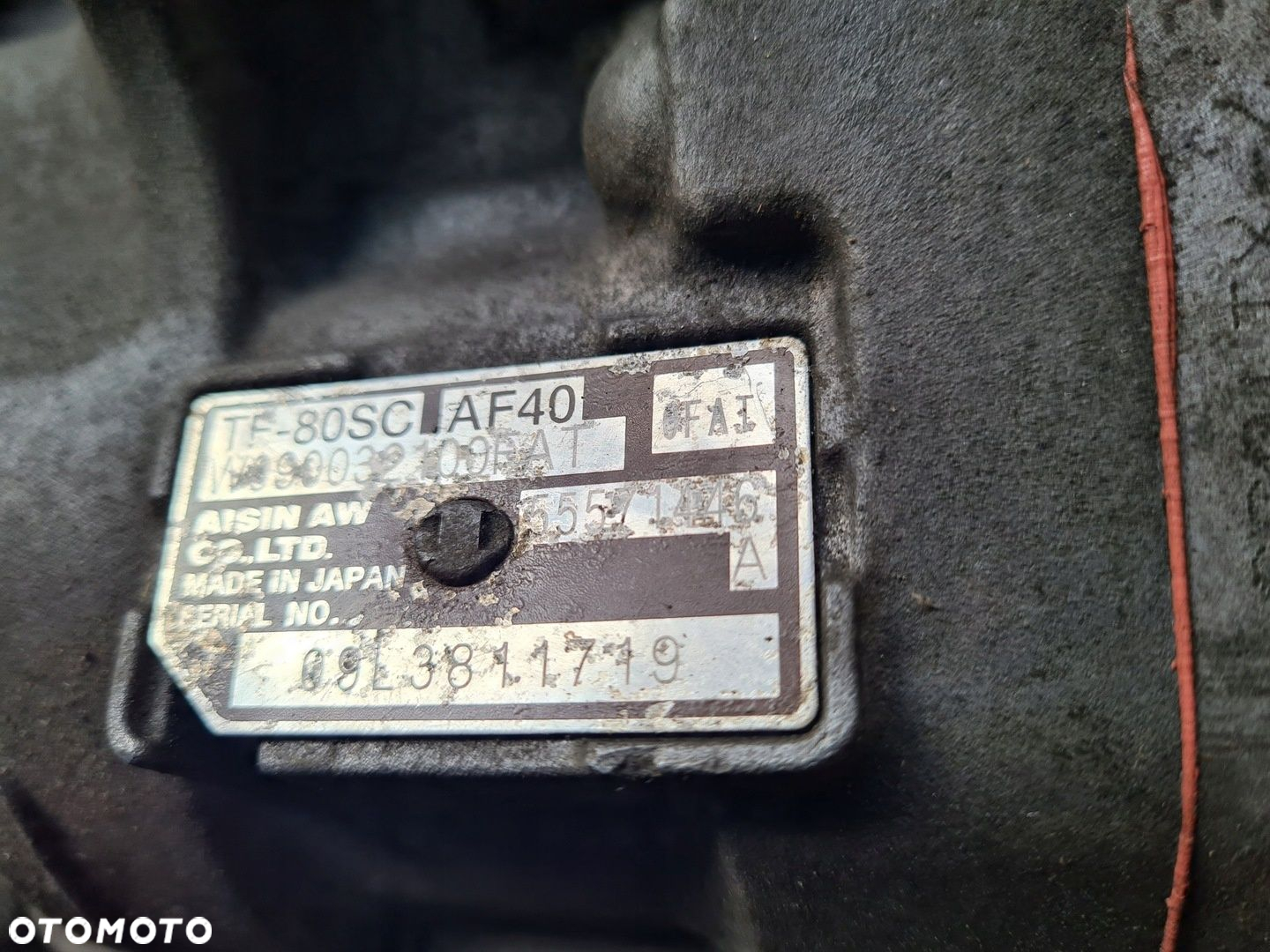 SKRZYNIA AUTOMATYCZNA AF40 OPEL INSIGNIA A 0FAT 2.0 CDTI - 7