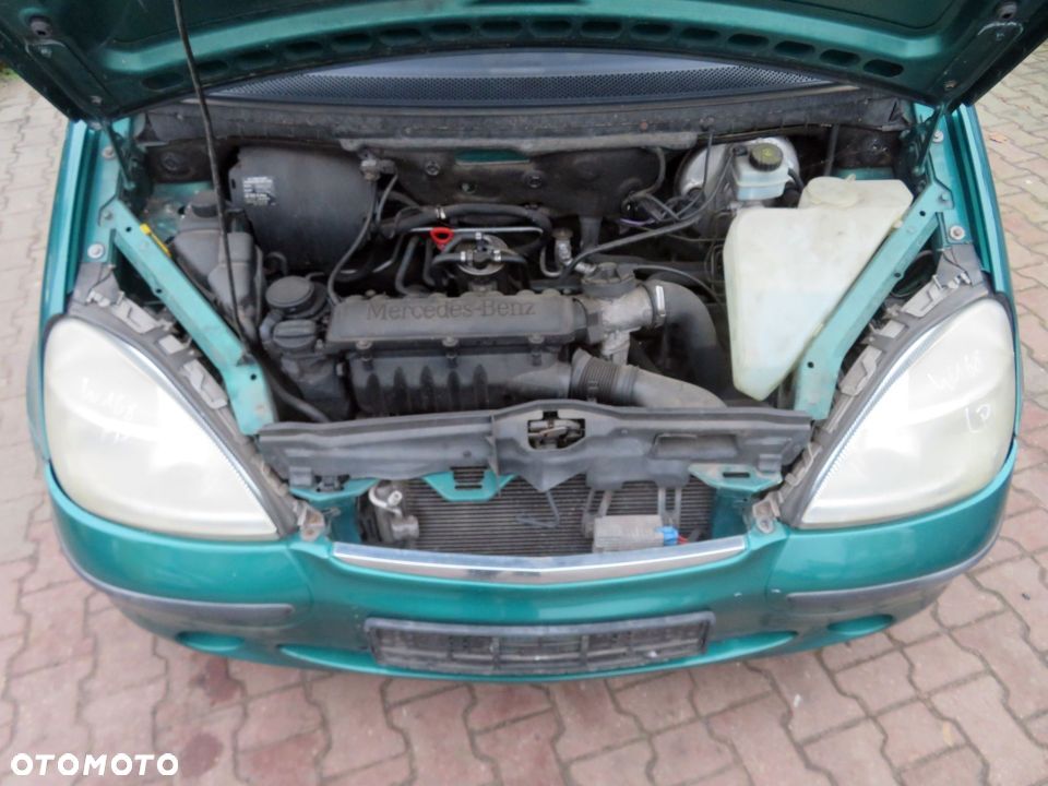 MASKA ZDERZAK BŁOTNIKI LAMPY A-KLASA W168 282 MERCEDES 1997-2001 ZIELONY JUNGLE PRZÓD KOMPLETNY - 16