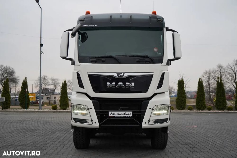 MAN TGS 41.460 / 8X8 / ​​​​BASCULĂ SPATE / KH KIPPER / MANUALĂ / NAVI / EURO 6 - 14