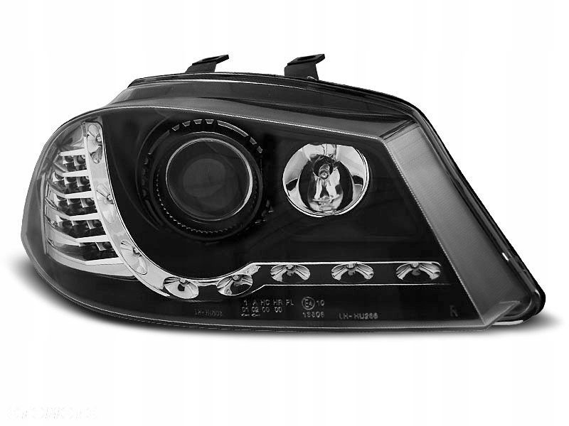 Lampy Seat Ibiza 6L 02-08 Black Led - 1