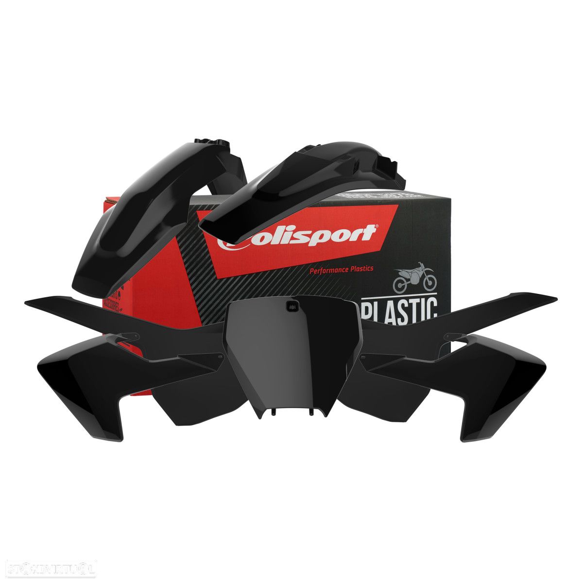 kit plasticos polisport preto husqvarna fc 250 / 350 / 450 - 1