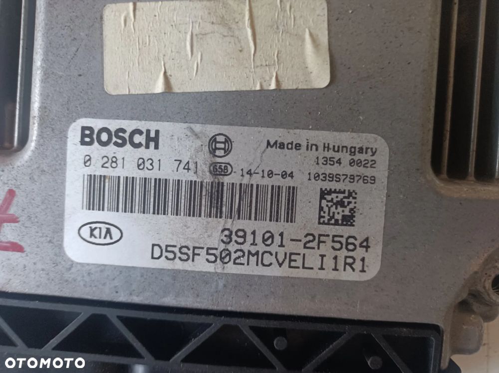 Sterownik silnika KIA SPORTAGE III lift 2.0 CRDI 136km skrzynia manualna 39101-2F564 - 2
