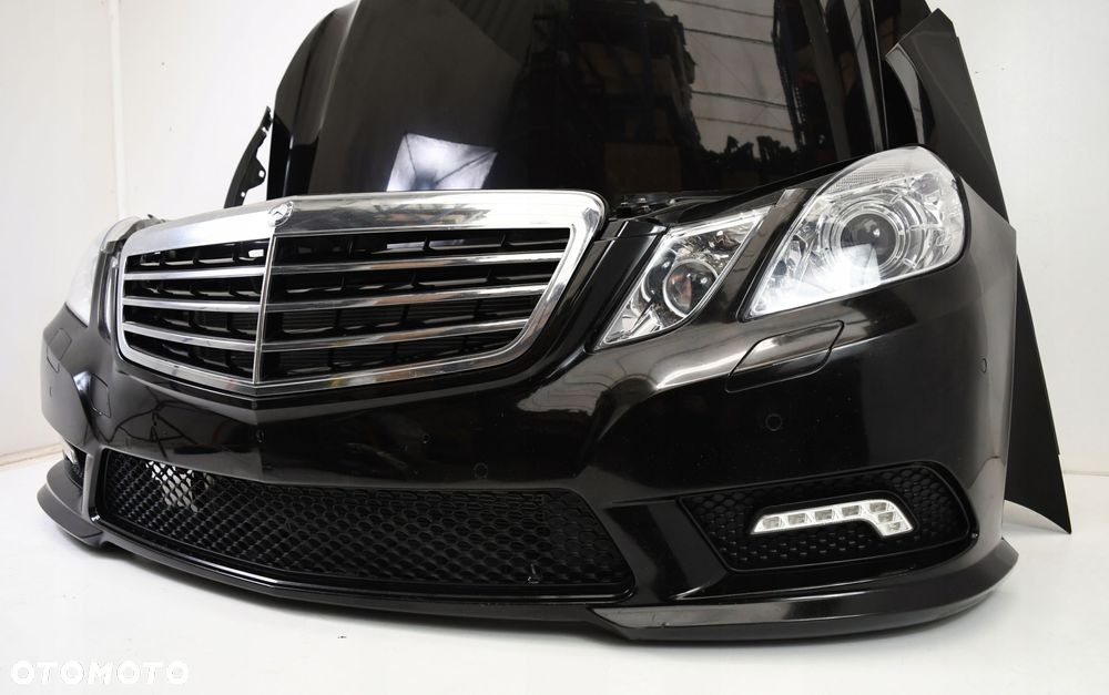 MERCEDES W212 AMG KOMPLETNY PRZOD MASKA BLOTNIKI PAS CHŁODNICE - 3
