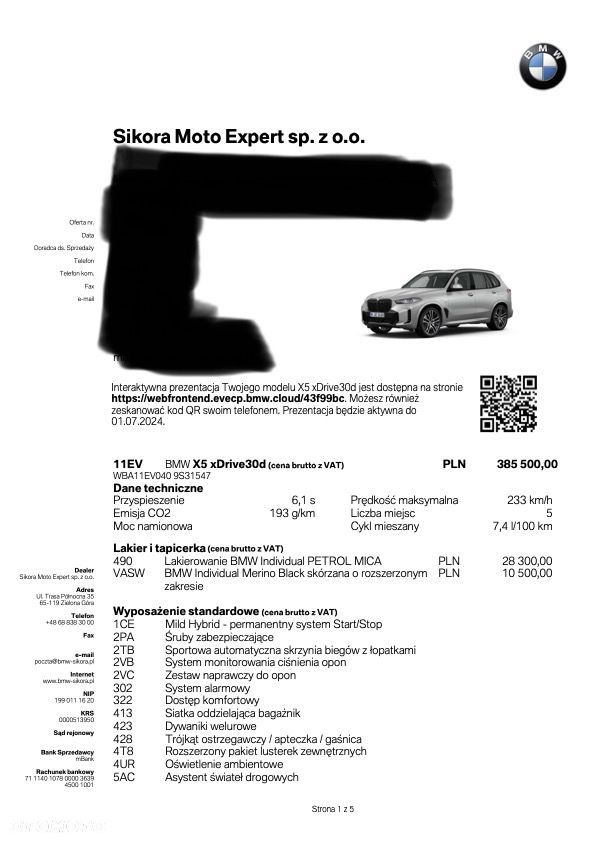 BMW X5 xDrive30d mHEV sport - 16