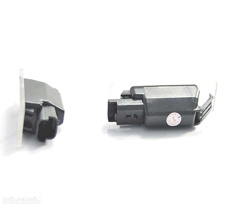 LUZES MATRÍCULA PEUGEOT 106 307 308 406 407 CITROEN C3 C4 C5 LED - 2