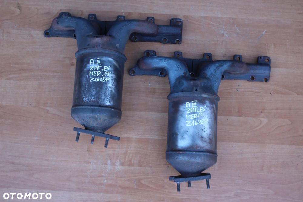 PUSTA PUSZKA KATALIZATORA KOLEKTOR OPEL ASTRA H ZAFIRA B MERIVA A 1.6 Z16XEP 105KM - 1