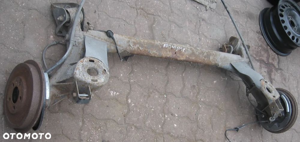 belka tył sanki zawieszenie ROOMSTER amortyzator sprężyna
