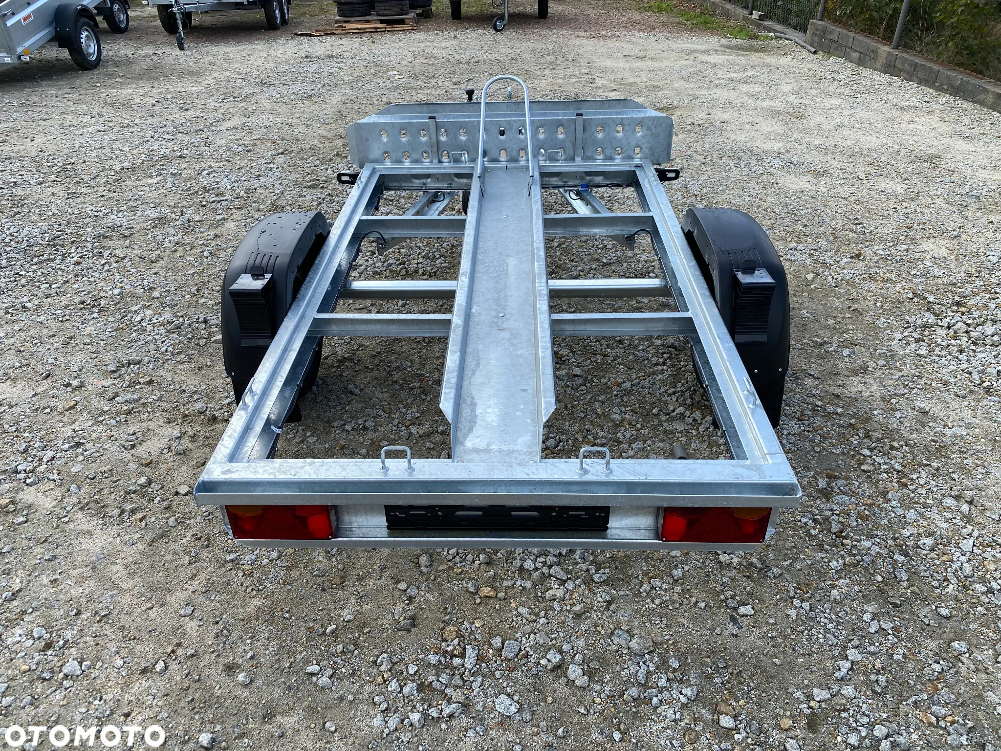 Wiola 220x130 cm MOTO N1 DO PRZEWOZU MOTOCYKLA PRZYCZEPA TYPU PREMIUM O PODWYŻSZONEJ WYTRZYMAŁOŚCI! MOCNA TŁOCZONA RAMA! | DOSTAWA | RATY | LEASING | - 4