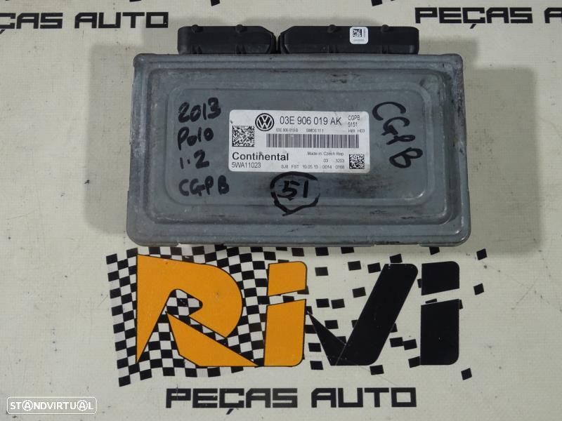 Centralina De Motor Volkswagen Polo (6R1, 6C1)  03E906019ak / 5Wa11023 - 1