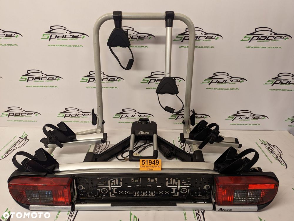 Uchwyt bagażnik rowerowy platforma na hak na 2 rowery Atera Strada Sport M2 E-bike - 1