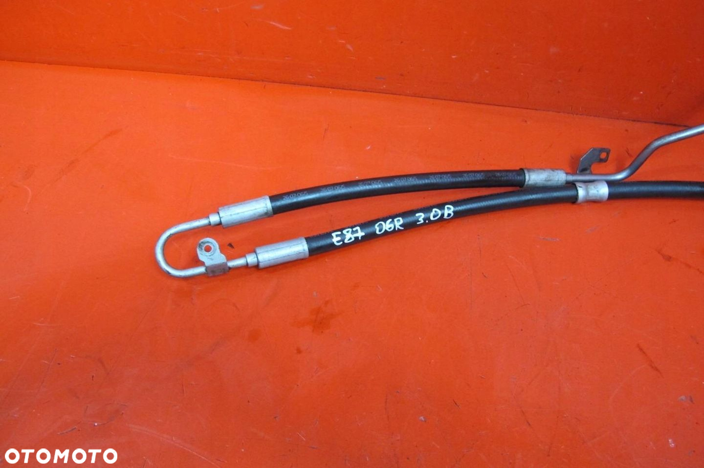 BMW 1 E87 3.0 i N52B30A PRZEWÓD RURKA WĄŻ WSPOMAGANIA 6776639 6774306 KPL - 3
