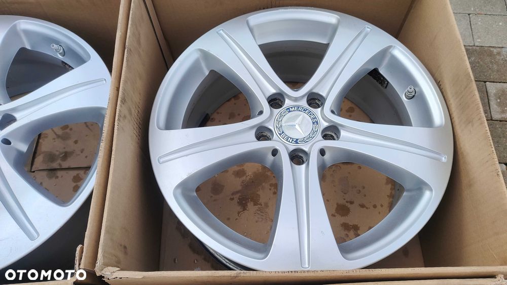 Oryginalne Felgi Aluminiowe Mercedes 17 5x112 7,5j et40 Czujniki - 5