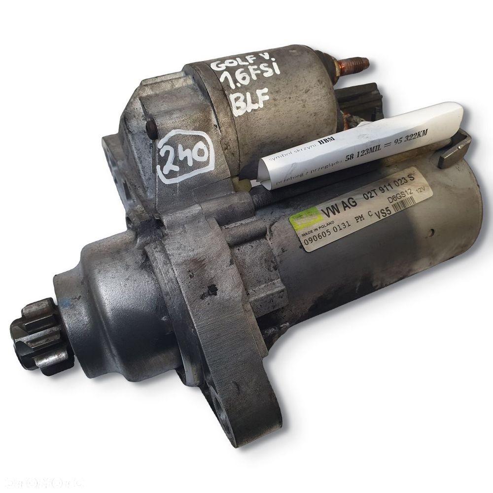 ROZRUSZNIK VW Golf V 1.6 FSI valeo 02T911023S D6GS12 - 1