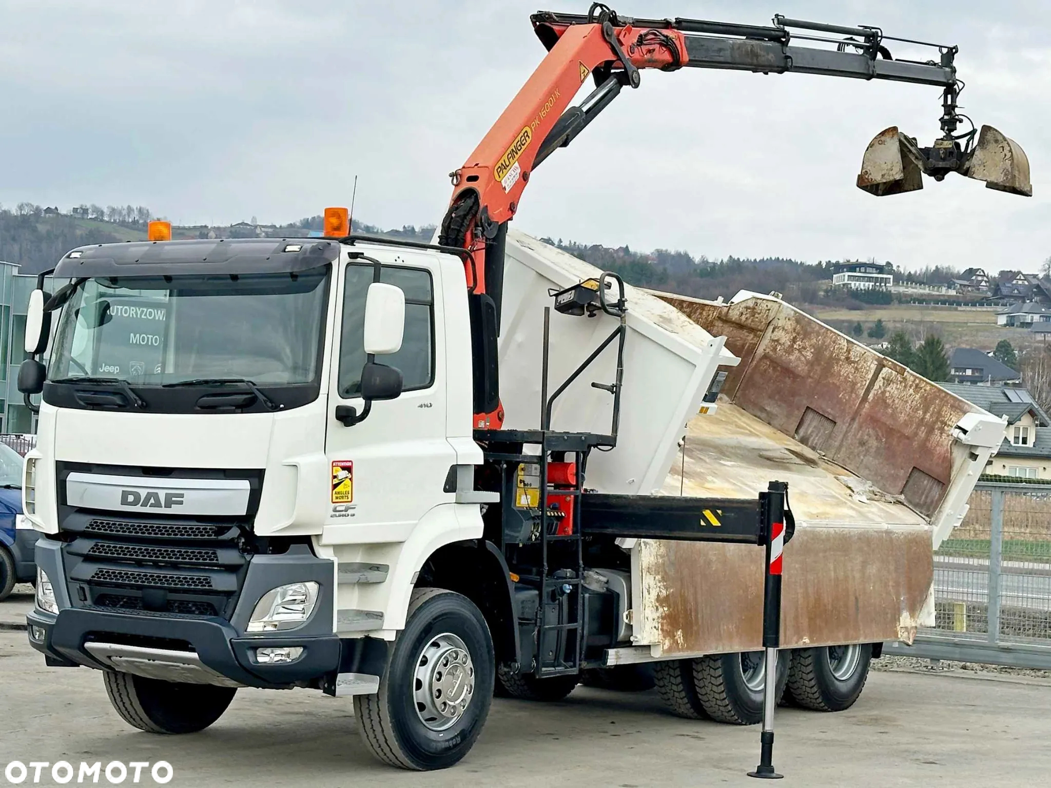 DAF CF 410 * Wywrotka 4,90 m + PK 16001 - K B * 6x4 * STAN BDB - 3