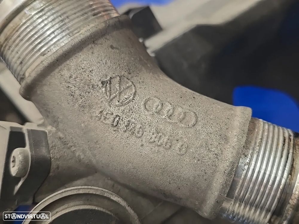 Conjunto Intercooler + Suporte + Resguardo ORIGINAIS para Audi A8 D3 4E (2003–2010) Lado Esquerdo - 13