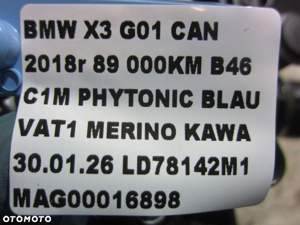 BMW X3 G01 B46 F30 F36 G20 TERMOSTAT OBUDOWA TERMOSTATU 11537644811 7644811 - 11
