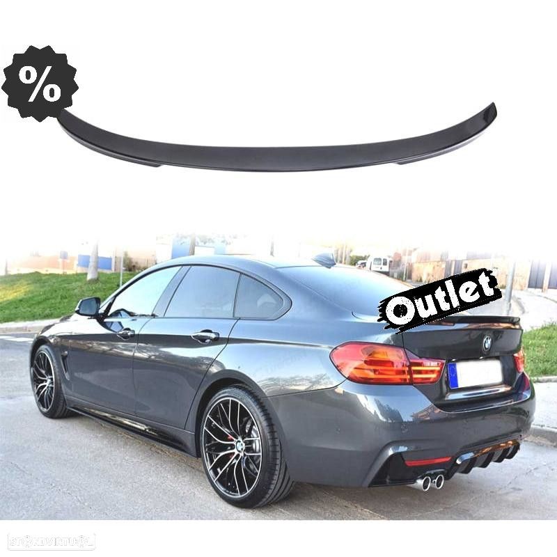 C012908C1 SPOILER BMW F36 GRAN COUPE 14-21 PRETO BRILHANTE - 1