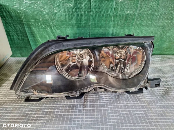 lampa przod przednia lewa bmw 3 e46 lift czarna nowa euro orgi zkw