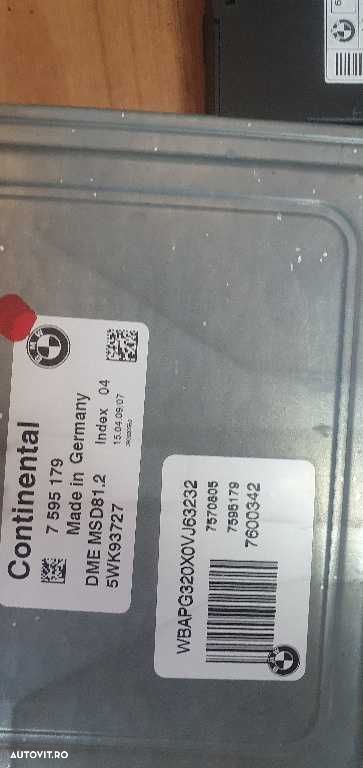 Kit pornire ECU CAS si CHEIE BMW seria 3 benzina N43 - 6