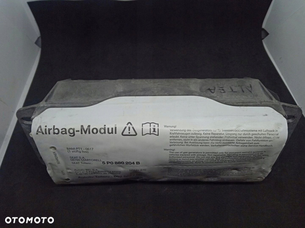 PODUSZKA PASAŻERA AIRBAG SEAT ALTEA 5P0880204B