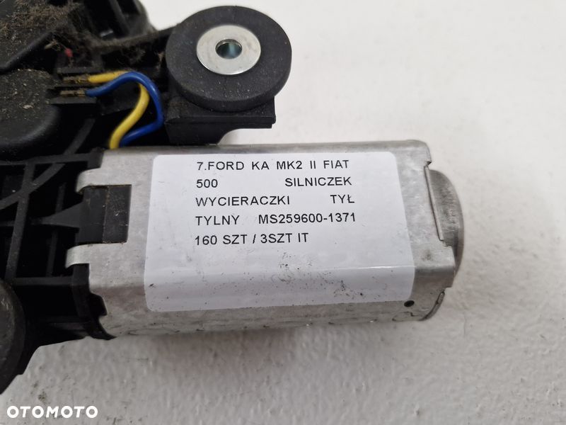 FORD KA MK2 II FIAT 500 SILNICZEK MECHANIZM WYCIERACZKI TYŁ MS259600-1371 - 3