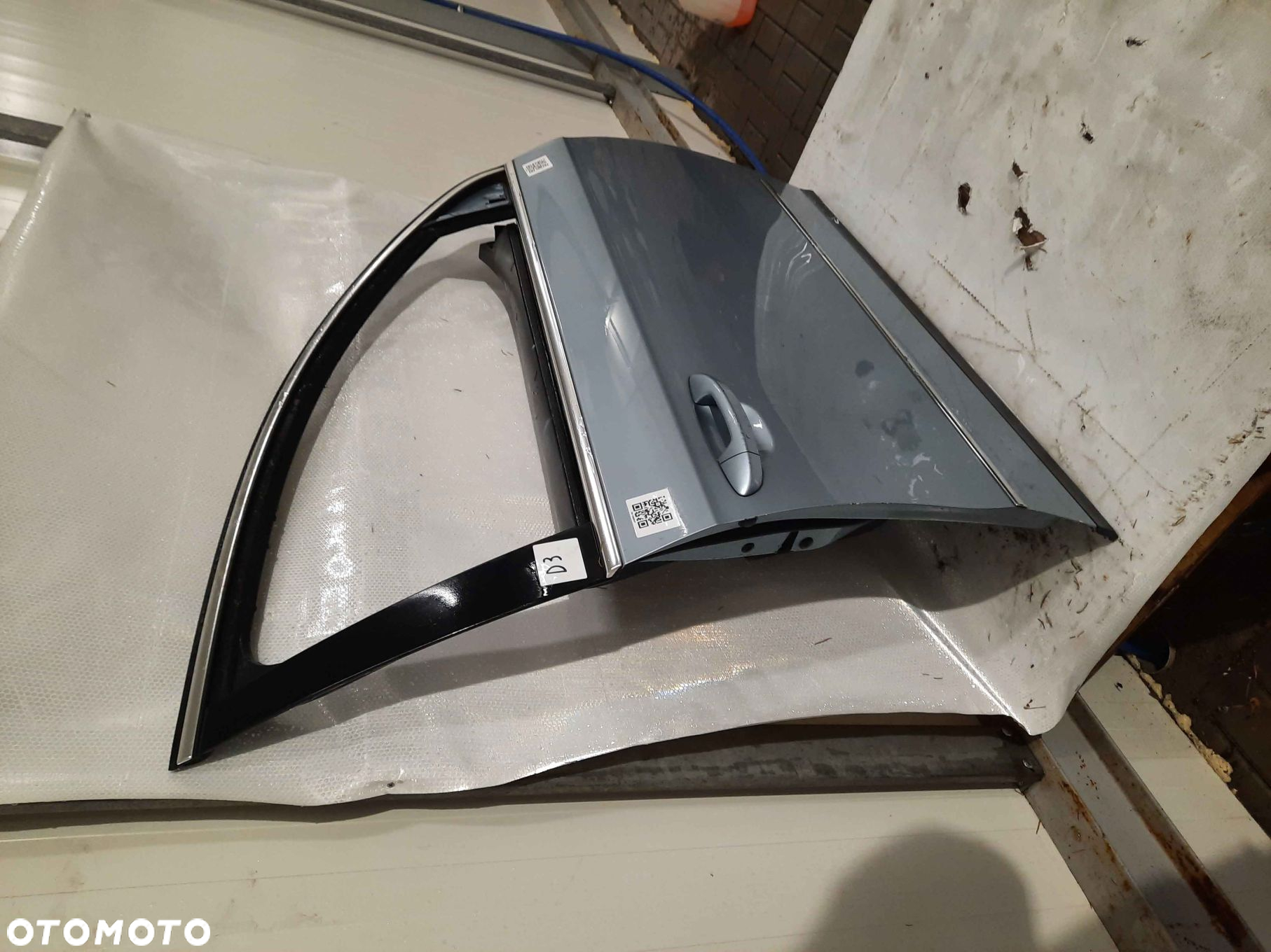 } DRZWI PRZÓD PRZEDNIE PRAWE DO VOLKSWAGEN VW PASSAT B6 LB5M BŁĘKITNY - 4