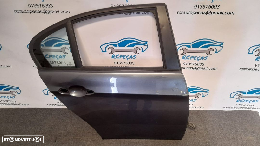 PORTA PORTAS TRASEIRA TRÁS DIREITA BMW 41007203648 7203648 BMW SERIE 3 E90 SEDAN CARRO FECHO ELEVADOR MOTOR PUXADOR VIDRO - 3
