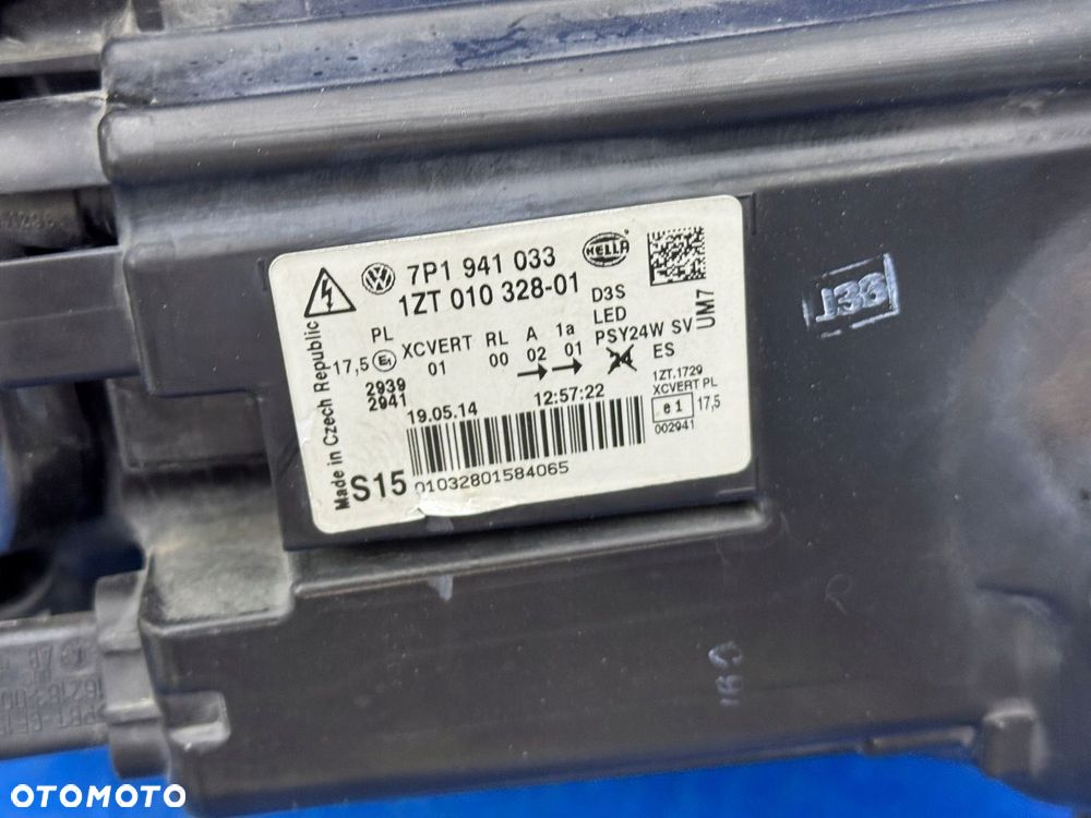 LEWY BI XENON LED VW TOUAREG 7P HELLA BDB EUR - 7