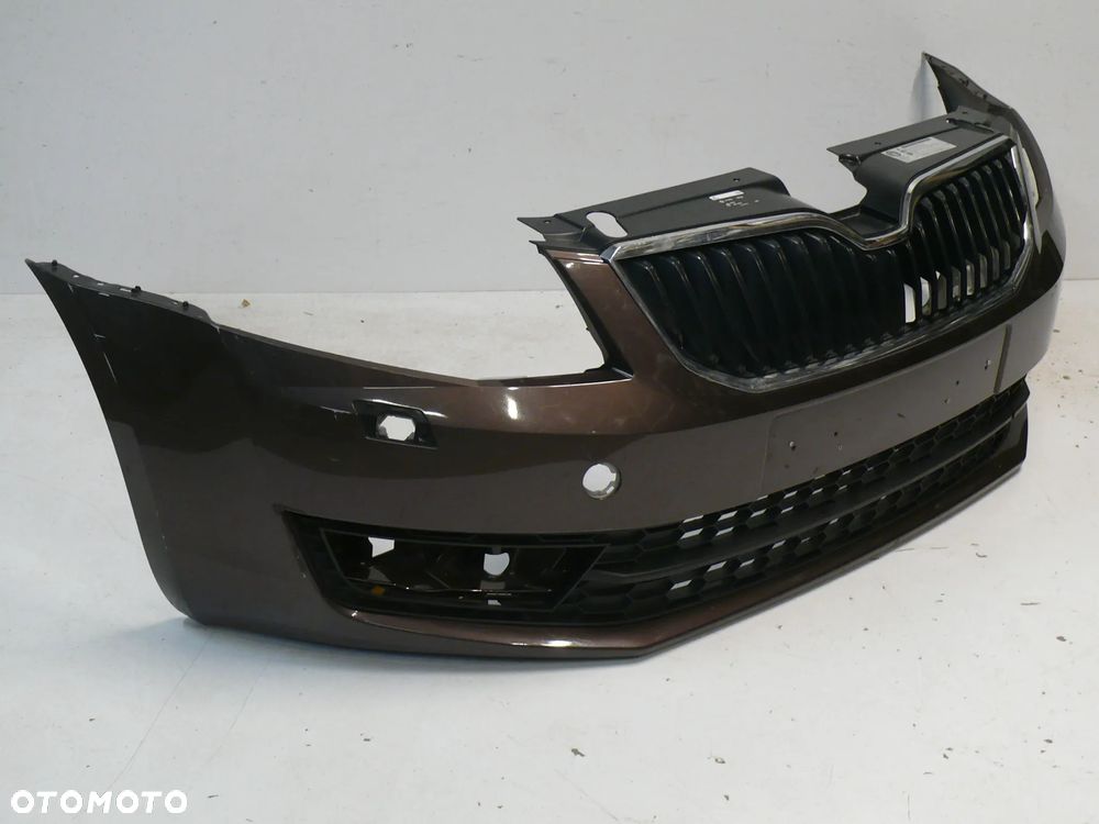 ZDERZAK PRZEDNI SKODA OCTAVIA III 5E0 2012-2016 XENON GRILL HALOGEN - 3