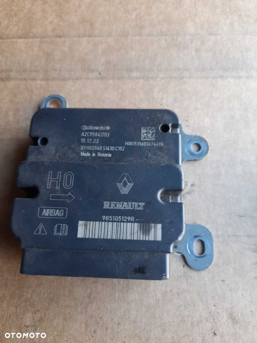 sensor airbag moduł poduszek dacia duster i lift - 1