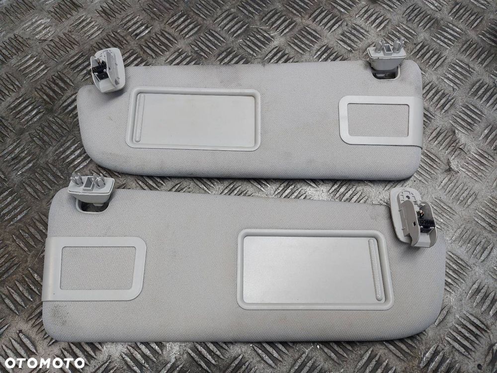 OSŁONA PRZECIWSŁONECZNA LEWA +  PRAWA AUDI A6 C6 4F0857552K 4F0857551K - 1