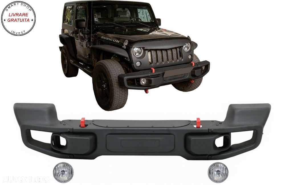 Bara Fata JEEP Wrangler / Rubicon JK (2007-2017) 10th Anniversary Hard Rock- livrare gratuita - 14