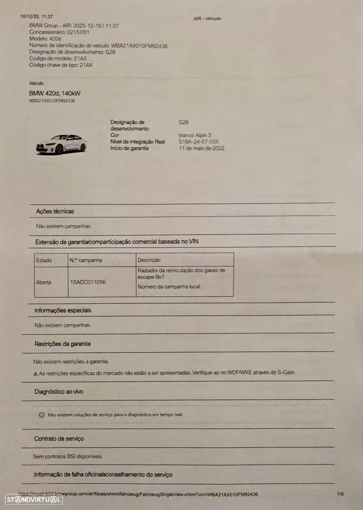 BMW 420 Gran Coupé d Pack Desportivo M Auto - 54