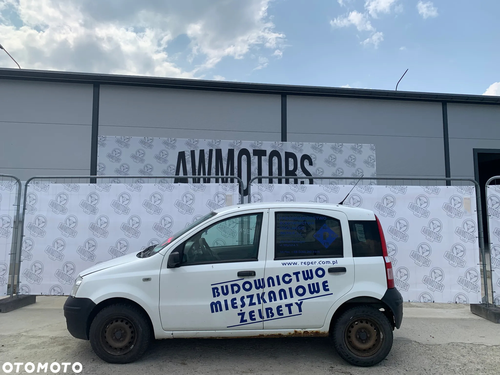 FIAT PANDA 2008 *SAMOCHÓD NA CZĘŚCI* 959  MASKA LAMPA DRZWI LUSTERKO ZDERZAK GRILL BŁOTNIK KLAPA BELKA PRAWE LEWE PRZÓD TYŁ - 3