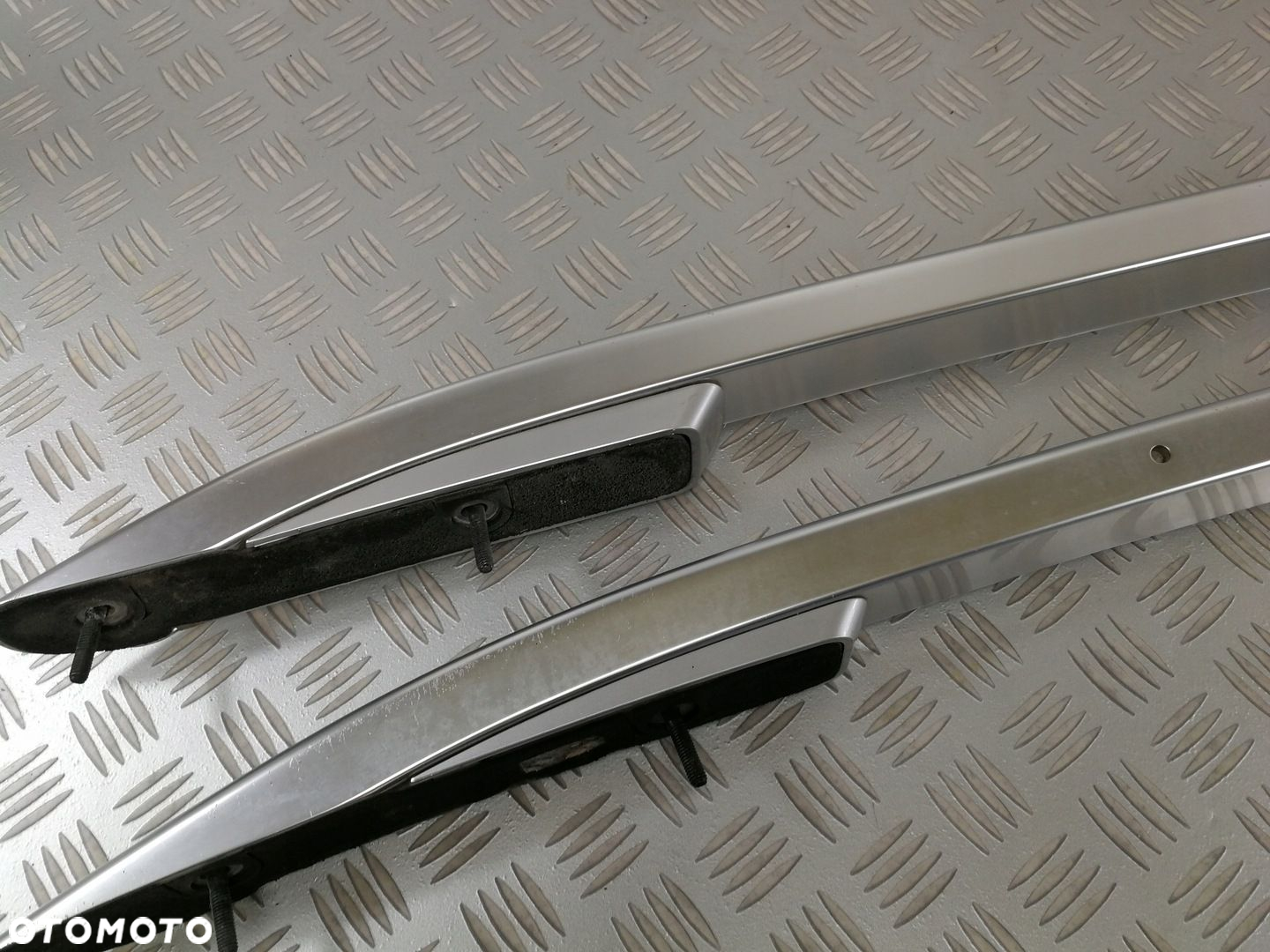 relingi dachowe dachu listwy chrom satyna komplet PORSCHE CAYENNE 7P II 2 - 8