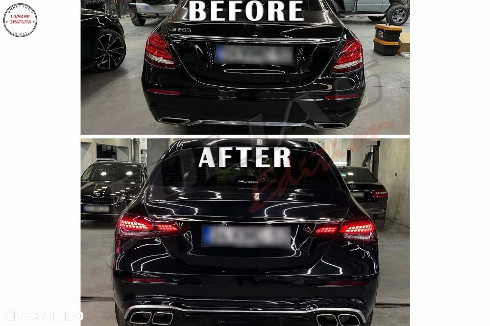 Kit Exterior Complet de Conversie Mercedes E-Class W213 (2016-2019) la Facelift 20- livrare gratuita - 3