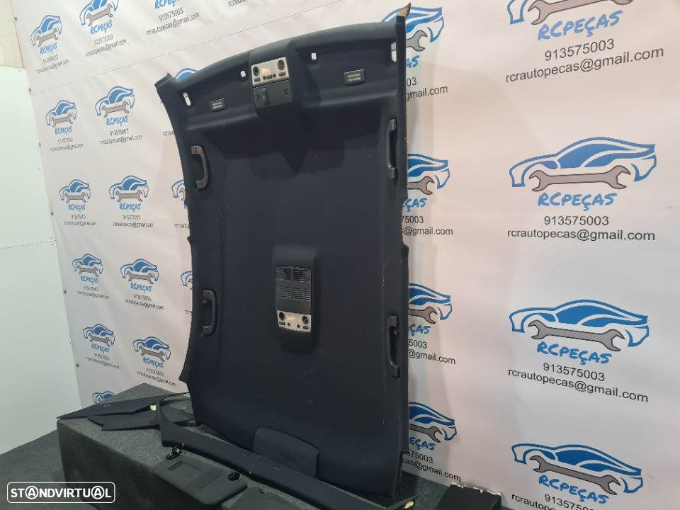KIT INTERIOR TECTO TEJADILHO FORRO CUPULA TETO SUPORTES ORIGINAL PACK M BMW SERIE 5 E60 SEDAN CARRO CARRINHA - 8