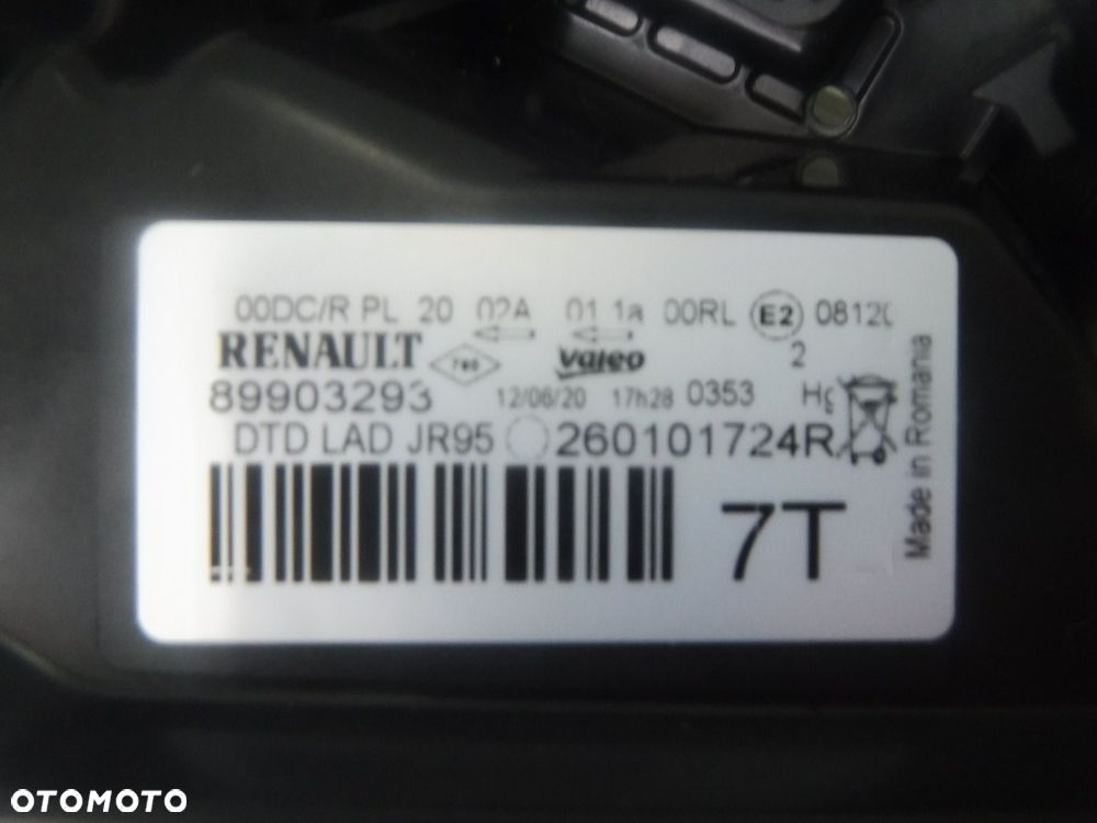 RENAULT SCENIC  III 3 LAMPA PRZÓD srebrna bienon PRAWA NOWA USZK - 2
