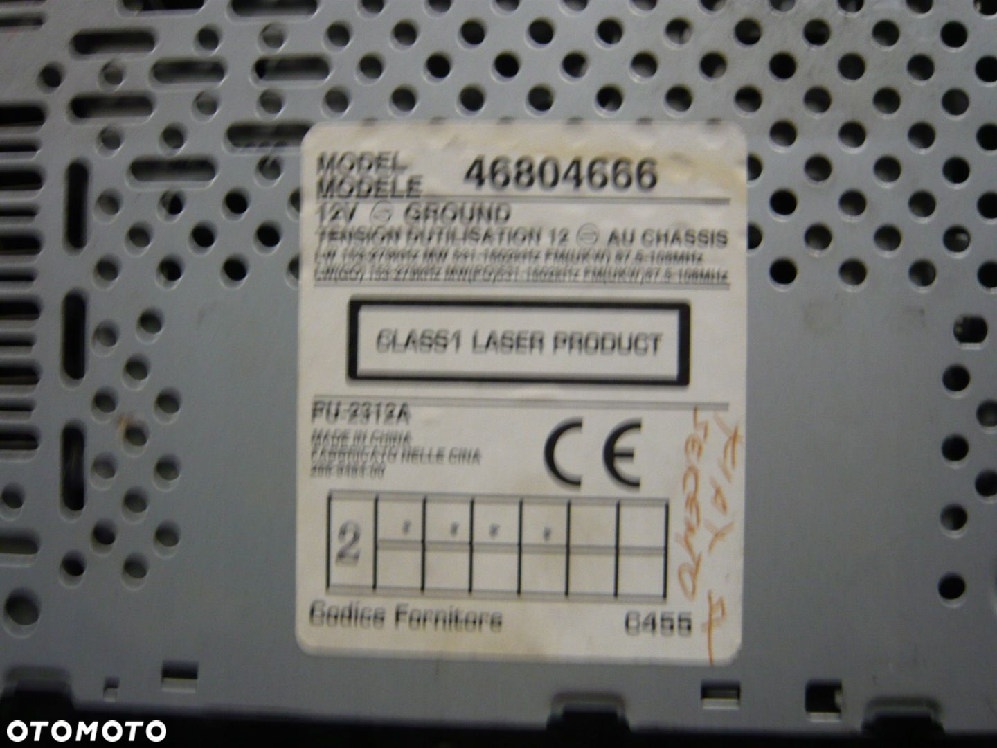RADIO CD 46804666 Clarion - 2