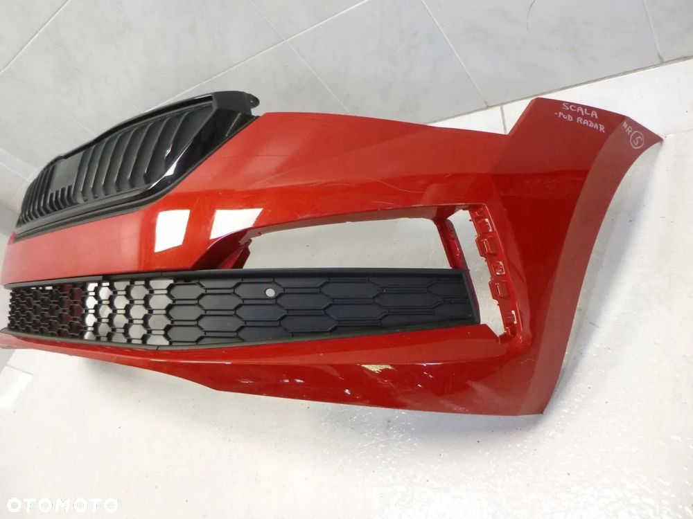 SKODA SCALA ZDERZAK PRZÓD PRZEDNI GRILL ATRAPA CHŁODNICY POD RADAR ORYGINAŁ - 18